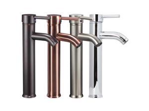 FREUER Acqua Collection: Vessel Bathroom Sink Faucet, Brushed Nickel FREUER Acqua Collection: Vessel Bathroom Sink Faucet, Brushed Nickel