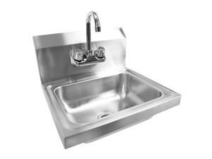 Gridmann Commercial NSF Stainless Steel Sink Wall Mount Hand Washing Basin with Faucet Gridmann Commercial NSF Stainless Steel Sink Wall Mount Hand Washing Basin with Faucet