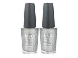 NYC In A New York Color Minute Nail Polish #292 Tribeca Silver (Pack of 2) NYC In A New York Color Minute Nail Polish #292 Tribeca Silver (Pack of 2)