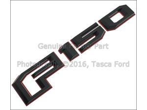 OEM Red & Black Rear Tailgate Emblem Badge 2016 Ford F150 OEM Red & Black Rear Tailgate Emblem Badge 2016 Ford F150
