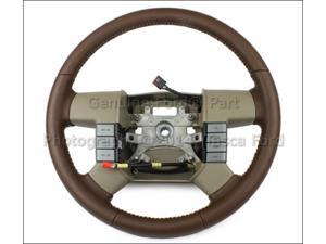 Genuine Factory OEM King Ranch Tan Leather Steering Wheel 2006-08 Ford F150 Genuine Factory OEM King Ranch Tan Leather Steering Wheel 2006-08 Ford F150