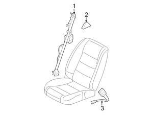 Ford OEM Seat Belt Lap And Shoulder Belt #DR3Z63611B09AA Ford OEM Seat Belt Lap And Shoulder Belt #DR3Z63611B09AA