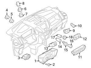 Ford OEM Defroster Switch #BK2Z18C621A Ford OEM Defroster Switch #BK2Z18C621A