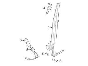 Ford OEM Seat Belt Lap And Shoulder Belt #CJ5Z78611B09AC Ford OEM Seat Belt Lap And Shoulder Belt #CJ5Z78611B09AC