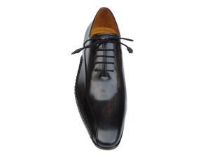 Paul Parkman Men's Black Oxford Shoes - Leather Upper and Leather Sole (Id#018) Paul Parkman Men's Black Oxford Shoes - Leather Upper and Leather Sole (Id#018)