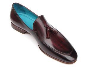 Paul Parkman Men's Tassel Loafer Black & Purple Shoes (Id#049) Paul Parkman Men's Tassel Loafer Black & Purple Shoes (Id#049)