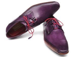 Paul Parkman Men's Ghillie Lacing Side Handsewn Purple Dress Shoes (Id#022) Paul Parkman Men's Ghillie Lacing Side Handsewn Purple Dress Shoes (Id#022)