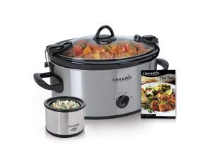 Crock-Pot SCCPVL659-S: Cook & Carry Manual Slow Cooker with Little Dipper Food Crock-Pot SCCPVL659-S: Cook & Carry Manual Slow Cooker with Little Dipper Food