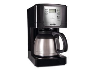 Mr. Coffee® Advanced Brew 8-Cup Programmable Coffee Maker with Thermal Carafe Black/Chrome, JWTX85 Mr. Coffee® Advanced Brew 8-Cup Programmable Coffee Maker with Thermal Carafe Black/Chrome, JWTX85