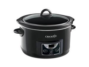 Crock-Pot SCCPRC507-B-A 5-Quart Countdown Digital Slow Cooker with Travel Strap - Black Crock-Pot SCCPRC507-B-A 5-Quart Countdown Digital Slow Cooker with Travel Strap - Black
