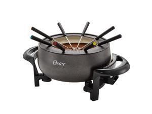 Oster® Titanium Infused DuraCeramic™ 3-Qt Fondue Pot, Black FPSTFN7700W-TECO Oster® Titanium Infused DuraCeramic™ 3-Qt Fondue Pot, Black FPSTFN7700W-TECO