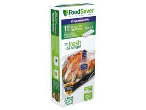 FoodSaver® 11" x 16' Expandable Vacuum Seal Rolls, 2 Pack FSFSBFEX626-000 FoodSaver® 11" x 16' Expandable Vacuum Seal Rolls, 2 Pack FSFSBFEX626-000