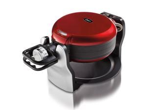 Oster Double Flip Waffle Maker, Red Oster Double Flip Waffle Maker, Red