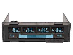 Reeven RFC-03 FOUR EYES TOUCH Fan Speed Controller, 4 Channels Support, Max 30W Reeven RFC-03 FOUR EYES TOUCH Fan Speed Controller, 4 Channels Support, Max 30W