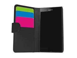 Samrick Executive Specially Designed Soft Leather Book Wallet Case with Credit Card/Business Card Holder for Sony Xperia Z/C6602/C6603/Xperia Z LTE - Black Samrick Executive Specially Designed Soft Leather Book Wallet Case with Credit Card/Business Card Holder for Sony Xperia Z/C6602/C6603/Xperia Z LTE - Black