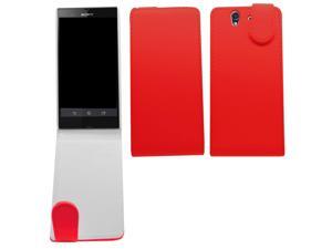 Samrick Specially Designed Leather Flip Case for Sony Xperia Z/C6602/C6603/Xperia Z LTE - Red Samrick Specially Designed Leather Flip Case for Sony Xperia Z/C6602/C6603/Xperia Z LTE - Red