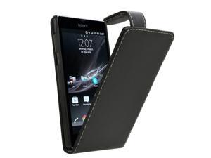 Samrick Specially Designed Leather Flip Case for Sony Xperia Z C6602/C6603/Xperia Z LTE - Black Samrick Specially Designed Leather Flip Case for Sony Xperia Z C6602/C6603/Xperia Z LTE - Black