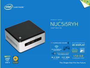 Intel Mini PC NUC, 5Th Gen Intel Core i5 up to 2.7Ghz, 16Gb DDR3, 1Tb Solid State Hybrid Drive, Wi-Fi, Bluetooth 4.0, with Power Adapter, Windows 10 Pro Intel Mini PC NUC, 5Th Gen Intel Core i5 up to 2.7Ghz, 16Gb DDR3, 1Tb Solid State Hybrid Drive, Wi-Fi, Bluetooth 4.0, with Power Adapter, Windows 10 Pro