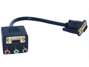 QSMHYM VGA Male TO VGA Female + RCA Female 30CM QSMHYM VGA Male TO VGA Female + RCA Female 30CM