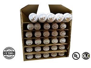 4ft 18W VersaT8 LED Tube - Ballast Compatible or Bypass - (UL+DLC) 30 Pack - 5000K - Clear 4ft 18W VersaT8 LED Tube - Ballast Compatible or Bypass - (UL+DLC) 30 Pack - 5000K - Clear
