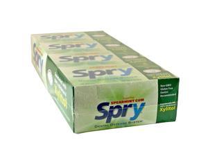 Spry Sugarfree Gum Spearmint By Xlear - 20 Packs of 10 Pieces Spry Sugarfree Gum Spearmint By Xlear - 20 Packs of 10 Pieces