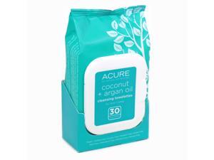 Coconut and Argan Oil Towlettes By Acure - 30 Towelettes Coconut and Argan Oil Towlettes By Acure - 30 Towelettes