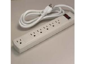 Fuji Labs 6Ft 6-Outlet Perpendicular Surge Protector 15A 90J UL Fuji Labs 6Ft 6-Outlet Perpendicular Surge Protector 15A 90J UL
