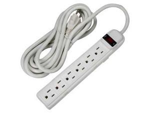 Fuji Labs 12Ft 6-Outlet Surge Protector 15A 90J UL Fuji Labs 12Ft 6-Outlet Surge Protector 15A 90J UL