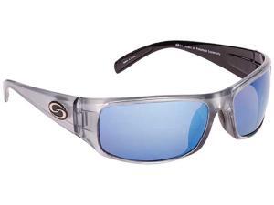 StrikeKing S11 Okeechobee Sunglasses Clear Gray Frame/White-Blu Mirror Gray Lens StrikeKing S11 Okeechobee Sunglasses Clear Gray Frame/White-Blu Mirror Gray Lens