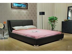 Greatime B1088 Queen Chocolate Platform Bed Greatime B1088 Queen Chocolate Platform Bed