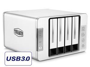 TerraMaster D4-310 USB3.0 Type C External Hard Drive 4-Bay RAID Enclosure Supports 2 Sets of RAID Storage with 2 USB3.0 HUB's (Diskless) TerraMaster D4-310 USB3.0 Type C External Hard Drive 4-Bay RAID Enclosure Supports 2 Sets of RAID Storage with 2 USB3.0 HUB's (Diskless)
