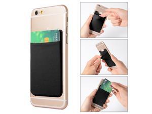 2pcs Elastic Lycra Cell Phone Wallet Credit ID Card Holder Pocket Stick On AC418 2pcs Elastic Lycra Cell Phone Wallet Credit ID Card Holder Pocket Stick On AC418