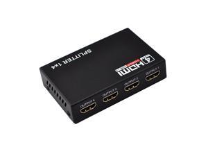 1080P 4 Way HD HUB 1x4 Fach HDMI 3D Splitter Verteiler Switcher Power HDTV AH105 1080P 4 Way HD HUB 1x4 Fach HDMI 3D Splitter Verteiler Switcher Power HDTV AH105