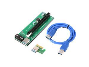 XCSOURCE® PCI-E 1X to 16X Mining Machine Enhanced Extender Riser Card Adapter with 30cm USB 3.0 Power Cable AC330 XCSOURCE® PCI-E 1X to 16X Mining Machine Enhanced Extender Riser Card Adapter with 30cm USB 3.0 Power Cable AC330