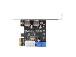 XCSOURCE® Desktop PCI-E to USB 3.0 Expansion Card With Interface USB 3.0 Dual Ports 20-pin Front Connector For Windows XP / Vista / 7 / 8 / 10 AC328 XCSOURCE® Desktop PCI-E to USB 3.0 Expansion Card With Interface USB 3.0 Dual Ports 20-pin Front Connector For Windows XP / Vista / 7 / 8 / 10 AC328