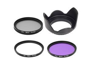 XCSOURCE® UV CPL FLD Filter + Lens Hood 58mm for Canon 650D Rebel Xsi T4i T3i T2i T1 LF136 XCSOURCE® UV CPL FLD Filter + Lens Hood 58mm for Canon 650D Rebel Xsi T4i T3i T2i T1 LF136