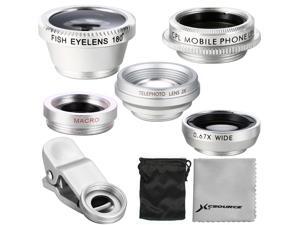 XCSOURCE® XCSOURCE 5in1 Selfie Camera Mobile Cell Phone CPL 2.0X Tele Lens suit For Galaxy S5 DC649 XCSOURCE® XCSOURCE 5in1 Selfie Camera Mobile Cell Phone CPL 2.0X Tele Lens suit For Galaxy S5 DC649