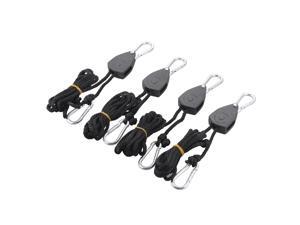 XCSOURCE® 4pcs 1/8" Grow Heavy Duty Light Fixture Pulley Tie Lamp Hanger Rope Adjustable Ratchet Hook HS440 XCSOURCE® 4pcs 1/8" Grow Heavy Duty Light Fixture Pulley Tie Lamp Hanger Rope Adjustable Ratchet Hook HS440