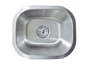 Amerisink Undermount Stainless Steel Bar Sink 15" x 13" x 7" AS 124 Amerisink Undermount Stainless Steel Bar Sink 15" x 13" x 7" AS 124