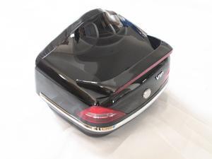 Black Motorcycle Trunk Luggage Case Tail Box Rack Backrest For Harley Touring Black Motorcycle Trunk Luggage Case Tail Box Rack Backrest For Harley Touring