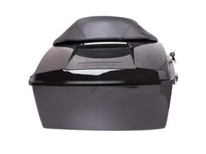 Black king size trunk CVO Style for Harley Tour pak pack Road King Electra glide Black king size trunk CVO Style for Harley Tour pak pack Road King Electra glide