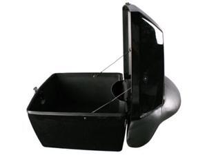 Black Motorcycle Trunk Tail Box Luggage Case For Honda w/Top Rack&wrap backrest Black Motorcycle Trunk Tail Box Luggage Case For Honda w/Top Rack&wrap backrest