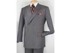 Mens Executive Double Breasted Suit BLACK Mens Executive Double Breasted Suit BLACK