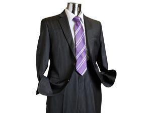 Suit Separate Mens Charcoal Pinstripe 100% Wool Suit Charcoal Suit Separate Mens Charcoal Pinstripe 100% Wool Suit Charcoal