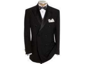 Double Breasted Tuxedo Shirt & Bow Tie Package 6 on 2 Button Closer Style Jacket Double Breasted Tuxedo Shirt & Bow Tie Package 6 on 2 Button Closer Style Jacket