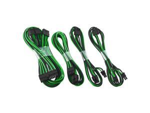 CableMod SE-Series ModFlex Basic Cable Kit for Seasonic KM3 & XP2 - Black / Green CableMod SE-Series ModFlex Basic Cable Kit for Seasonic KM3 & XP2 - Black / Green