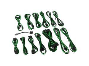 CableMod SE-Series ModFlex Full Cable Kit for Seasonic KM3 & XP2 - Black / Green CableMod SE-Series ModFlex Full Cable Kit for Seasonic KM3 & XP2 - Black / Green
