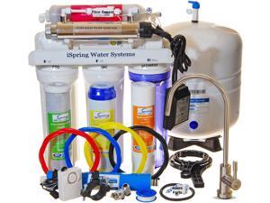 iSpring RCC7AK-UV - WQA Gold Seal - Most Comprehensive 7-Stage 75GPD Reverse Osmosis RO Water Filtration System with Flow Sensor Switch 11W UV & Alkaline Mineral Stage iSpring RCC7AK-UV - WQA Gold Seal - Most Comprehensive 7-Stage 75GPD Reverse Osmosis RO Water Filtration System with Flow Sensor Switch 11W UV & Alkaline Mineral Stage