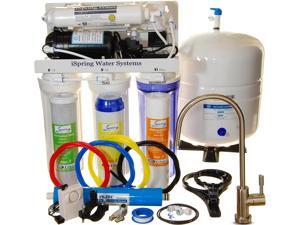 iSpring RCC7P - WQA GOLD SEAL - 5 Stages 75GPD Reverse Osmosis Water Filter System. Under Sink RO System with Real Booster Pump iSpring RCC7P - WQA GOLD SEAL - 5 Stages 75GPD Reverse Osmosis Water Filter System. Under Sink RO System with Real Booster Pump