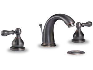 iSpring #L8315ORB Stylish Contemporary Bathroom 2-handle, 3-Hole Basin Faucet, Oil Rubbed Bronze iSpring #L8315ORB Stylish Contemporary Bathroom 2-handle, 3-Hole Basin Faucet, Oil Rubbed Bronze